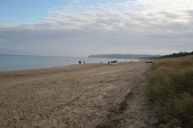 View at the beach (looking at Goehren)