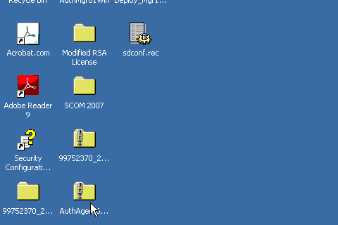 Picture 3: Opening an RDP session on a BlackBerry